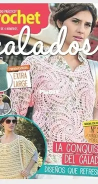 Practical Crochet Fabric - Openwork - number 2 - Year 2014 - Evia Editions - Spanish